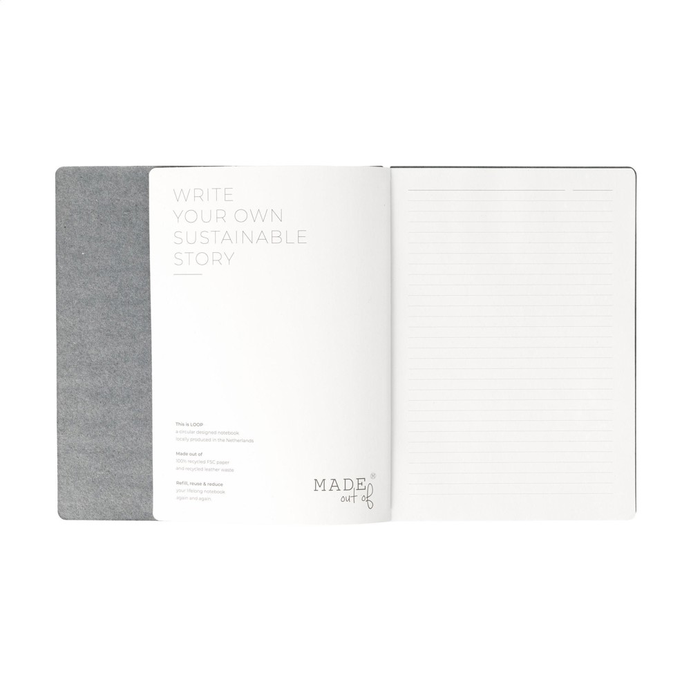 Recycled Textile Refillable Notebook A5 notitieboek