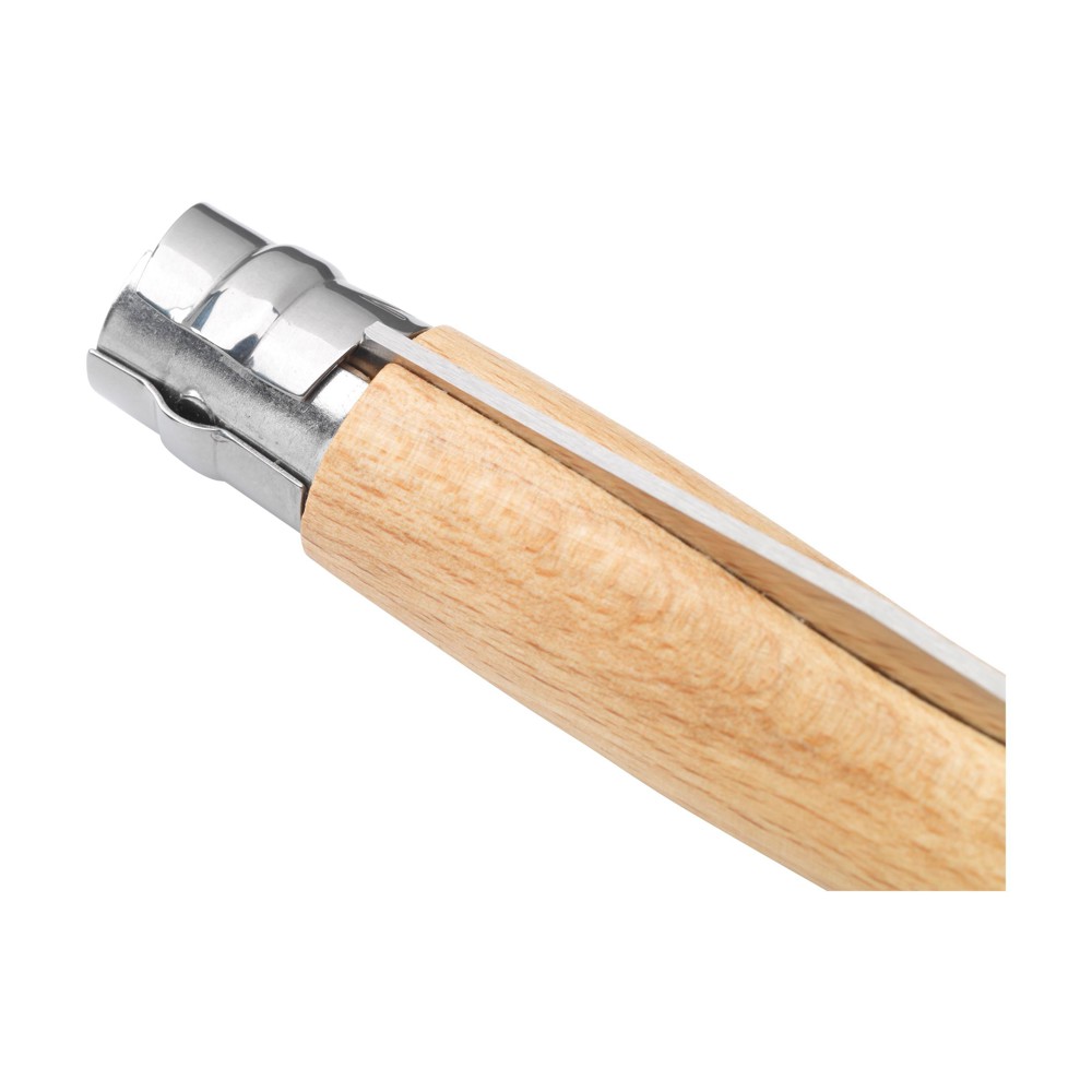 Opinel Inox No 07 zakmes in een riemetui