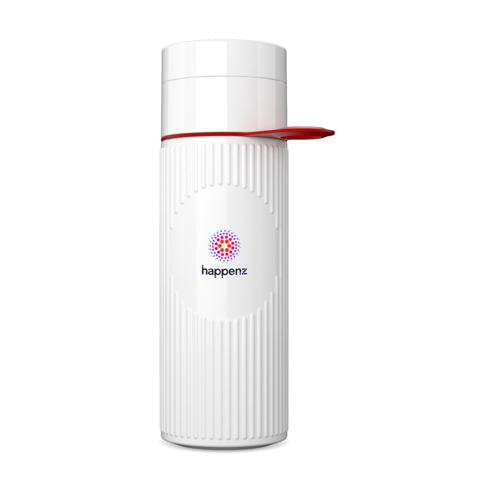 Join The Pipe Atlantis Ring Bottle White 500 ml - wit/rood (± PMS 485C)