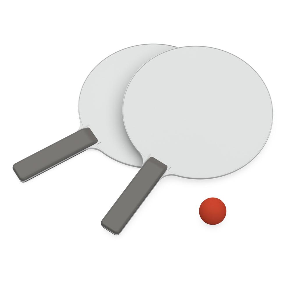 Beachball-set "Zon" - wit/grijs/rood