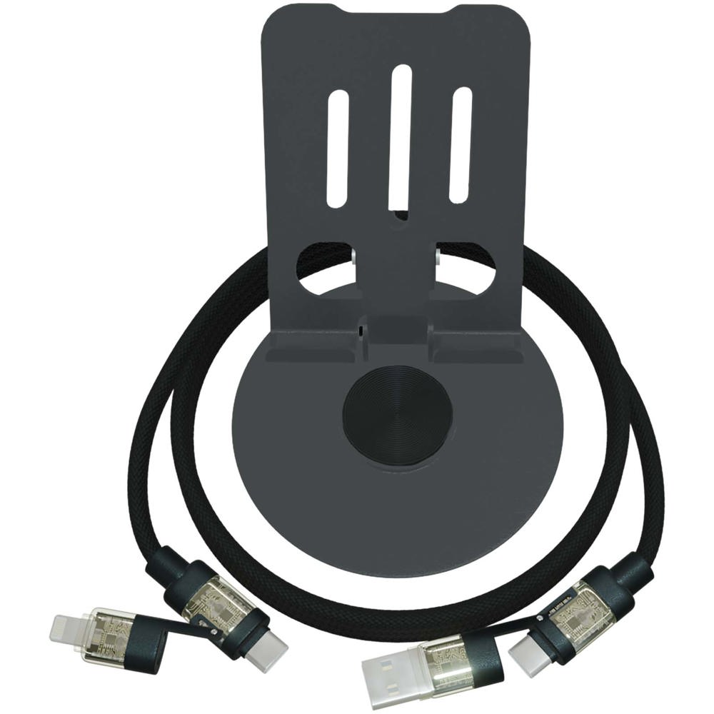 SCX.design O34 360° telefoonhouder met 240 W 4 in 1 oplaadkabel 