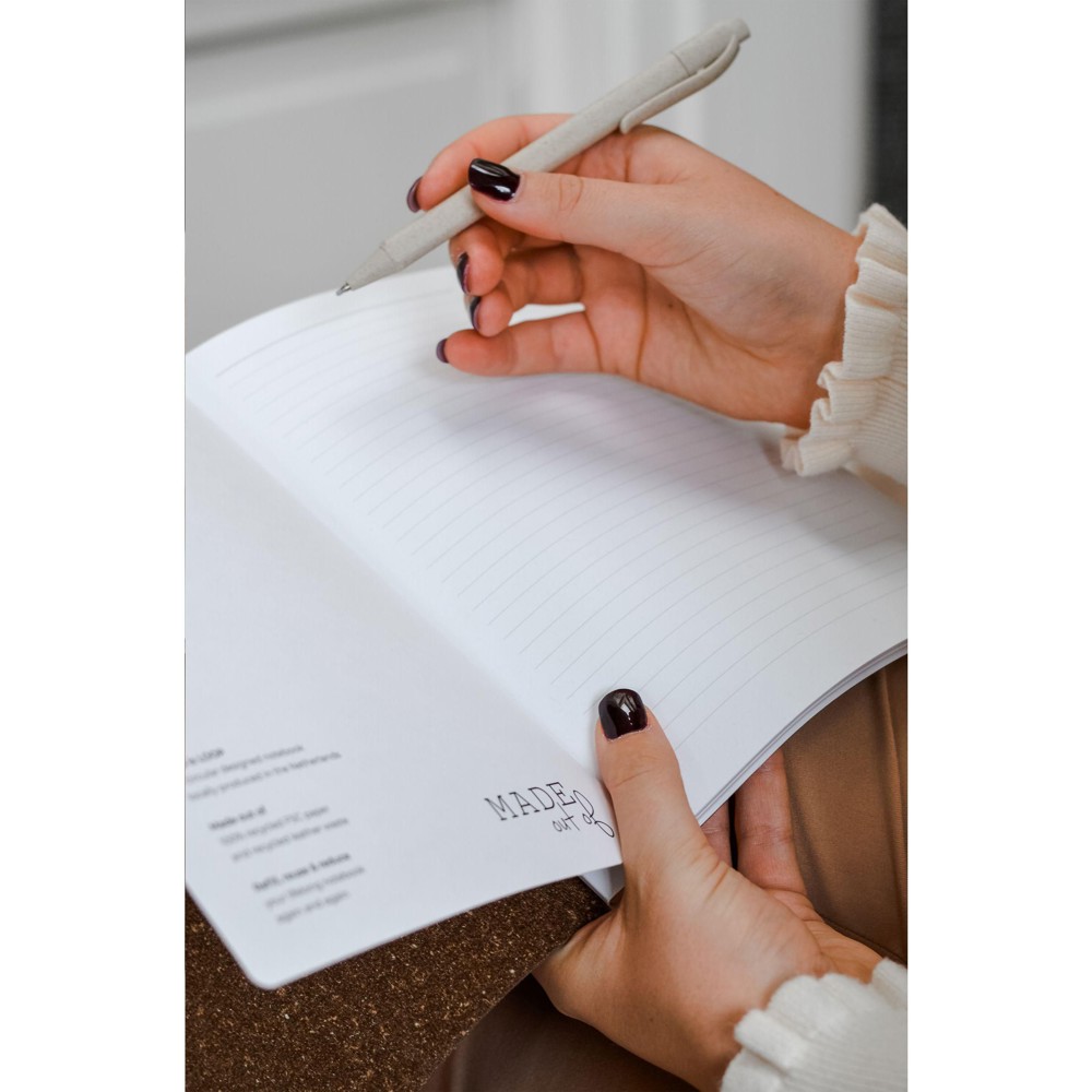 Recycled Leather Refillable Notebook A5 notitieboek