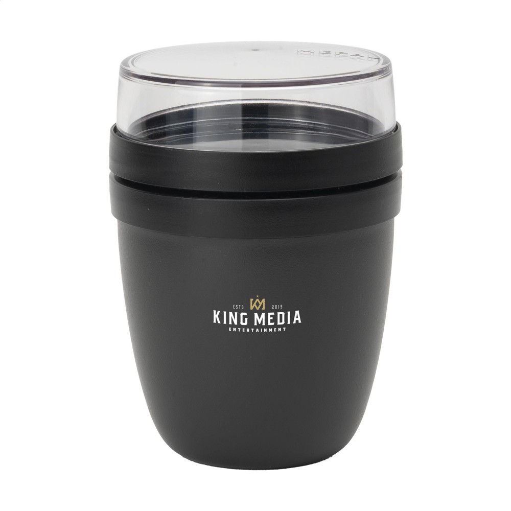 Mepal Lunchpot Ellipse 300 ml Foodcontainer - zwart (± PMS 419C)