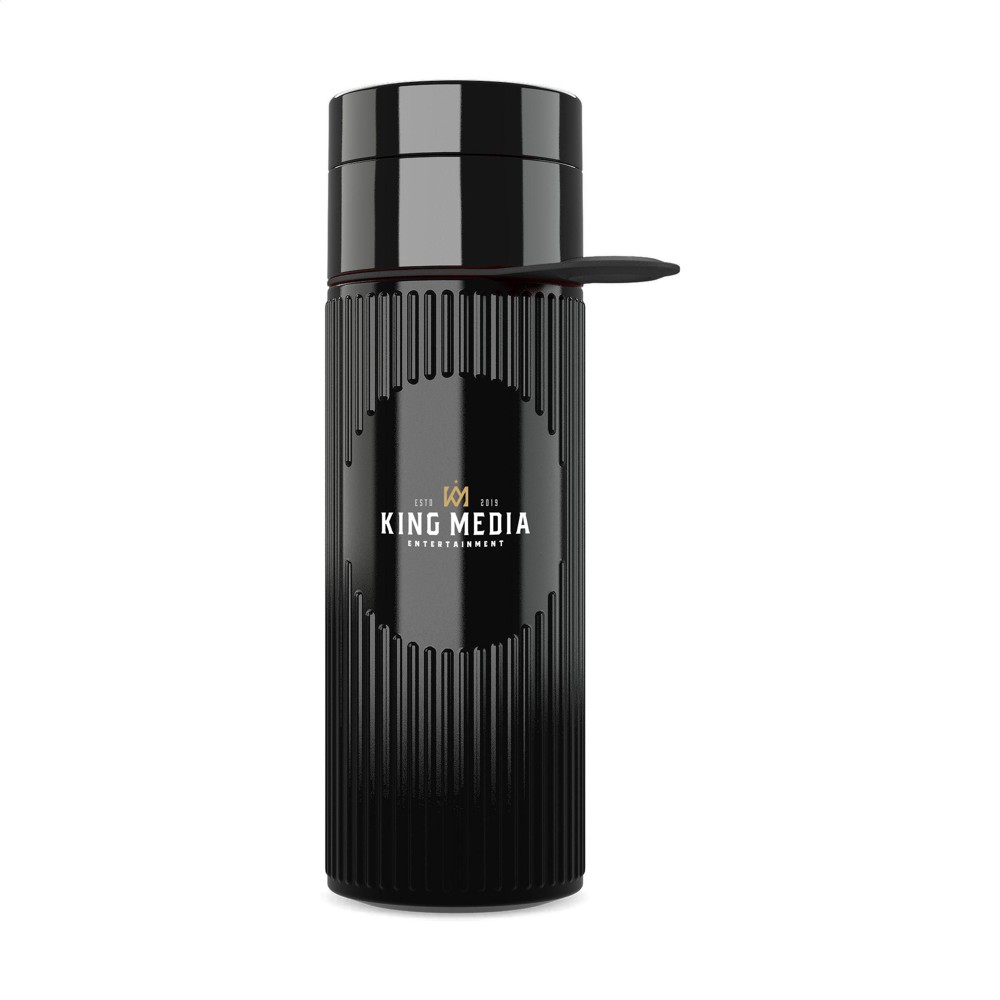 Join The Pipe Atlantis Ring Bottle Black 500 ml - zwart/zwart