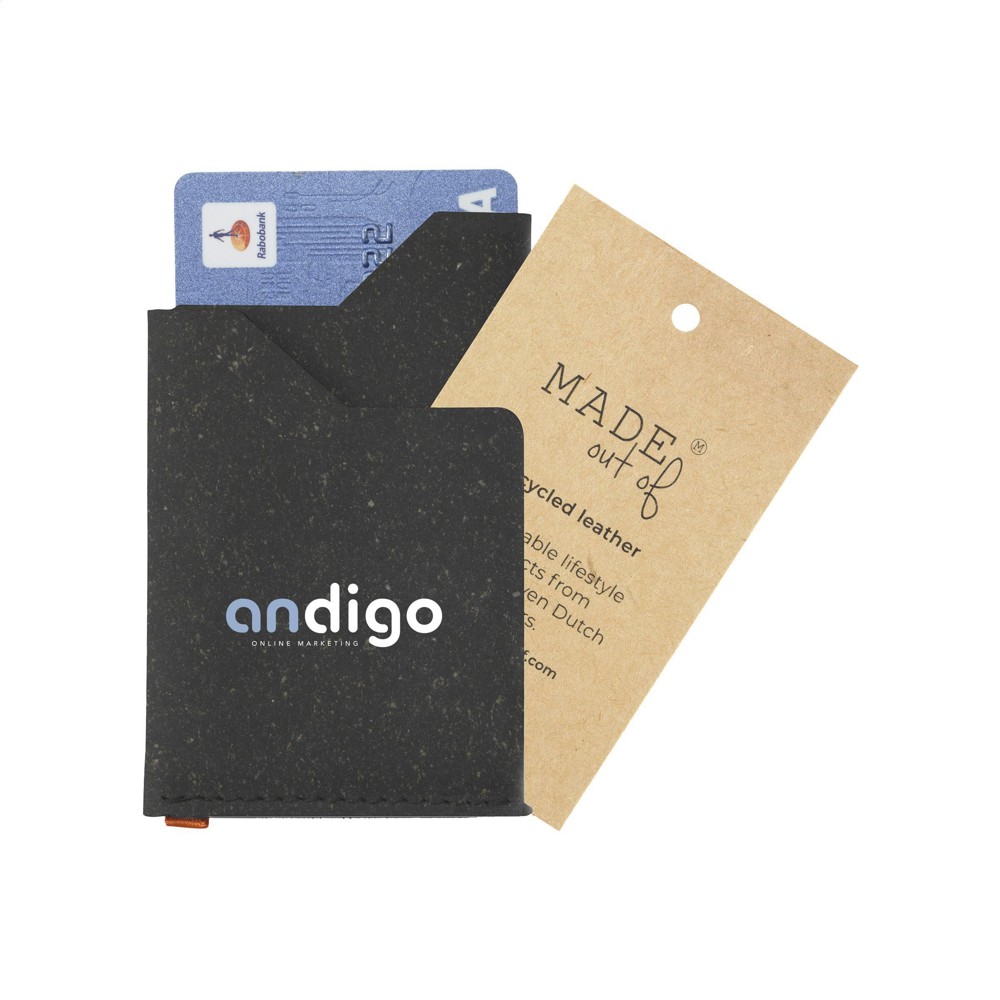 Recycled Leather Cardholder kaarthouder