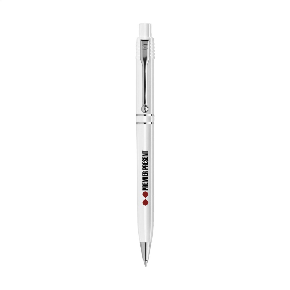 Stilolinea Raja Chrome pennen - wit (± PMS White)