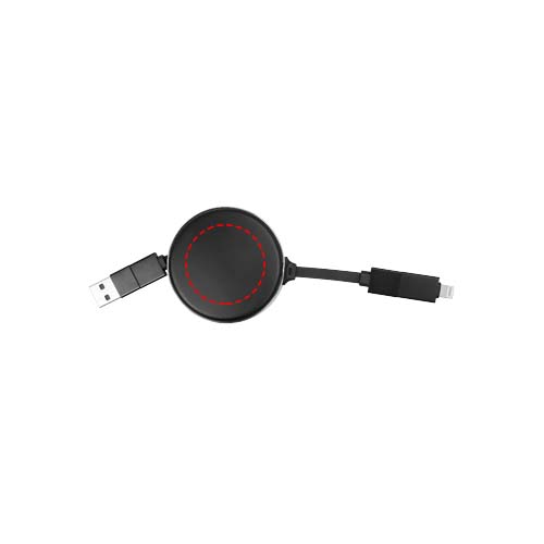 SCX.design C42 4 in 1 oprolbare kabel van 65 W 
