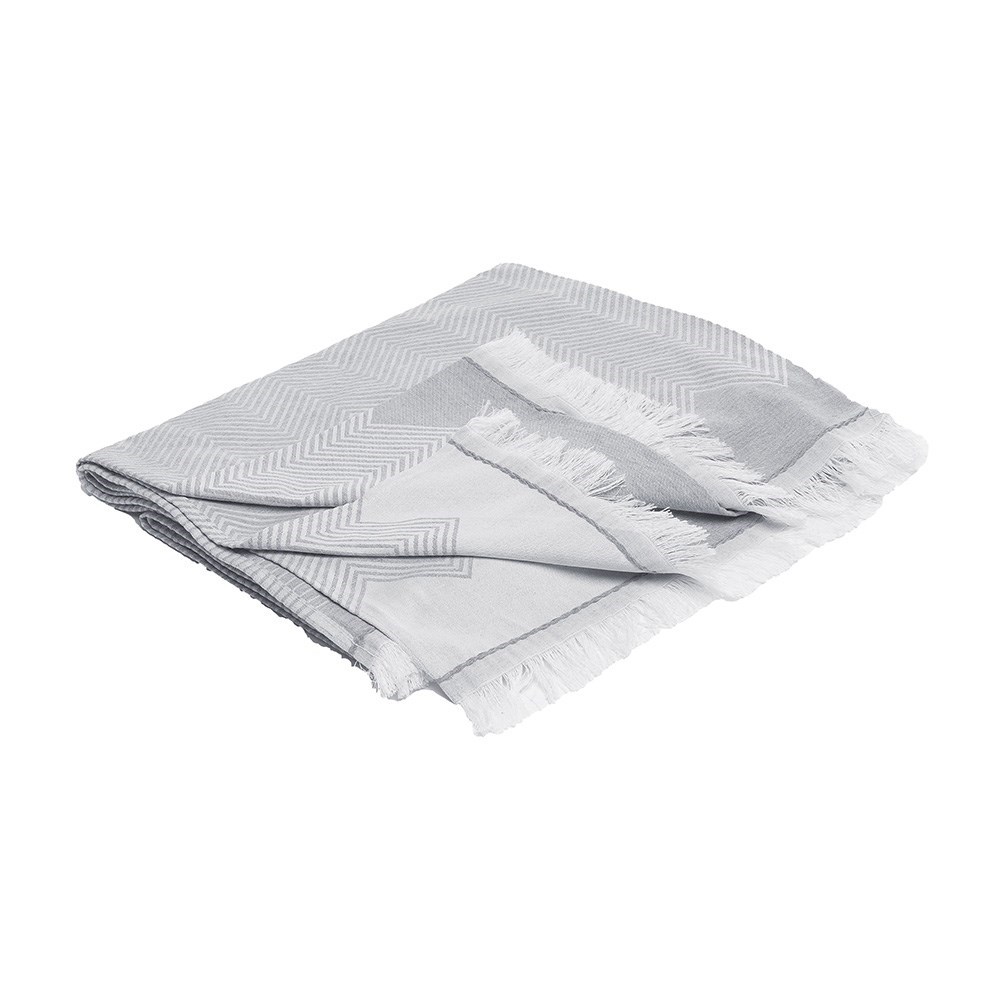 Custom-made plaid 130 x 180 (2 kleuren geweven) met 250gsm