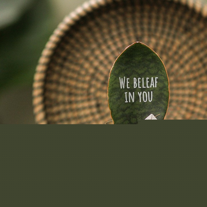 Message Printz® - Baby leaf in giftbox, In giftbox