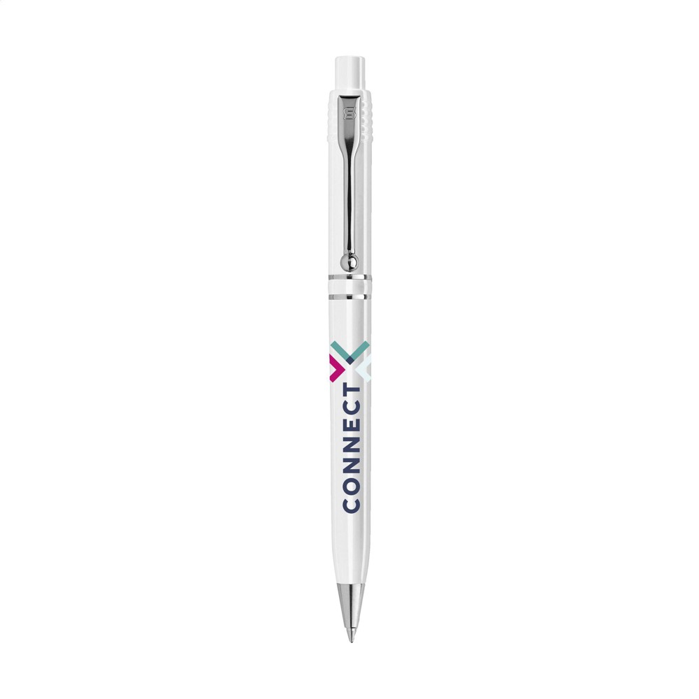 Stilolinea Raja Chrome Recycled pennen - wit