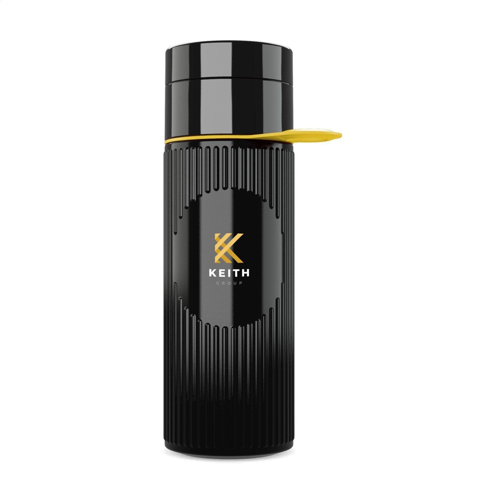 Join The Pipe Atlantis Ring Bottle Black 500 ml - zwart/geel