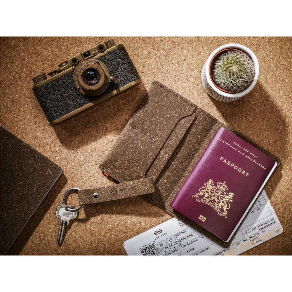 Recycled Leather Keyring sleutelhanger
