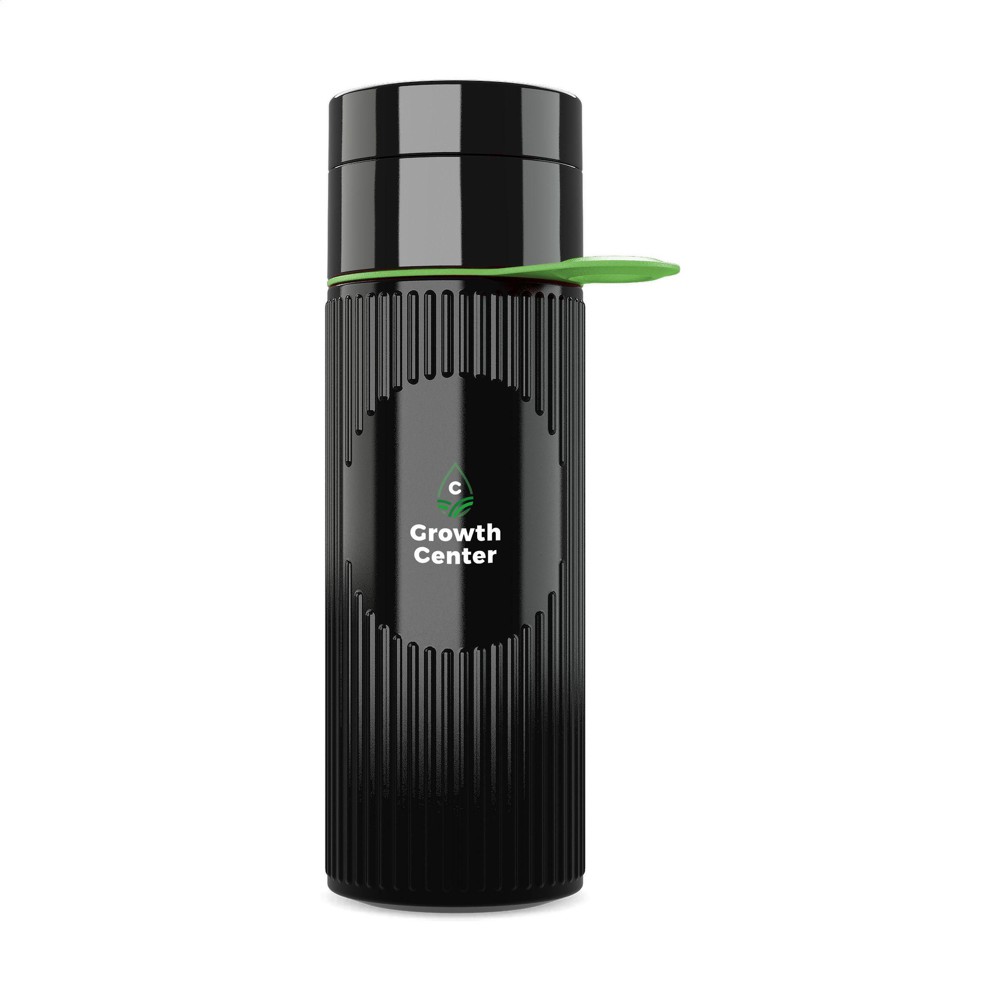 Join The Pipe Atlantis Ring Bottle Black 500 ml - zwart/groen