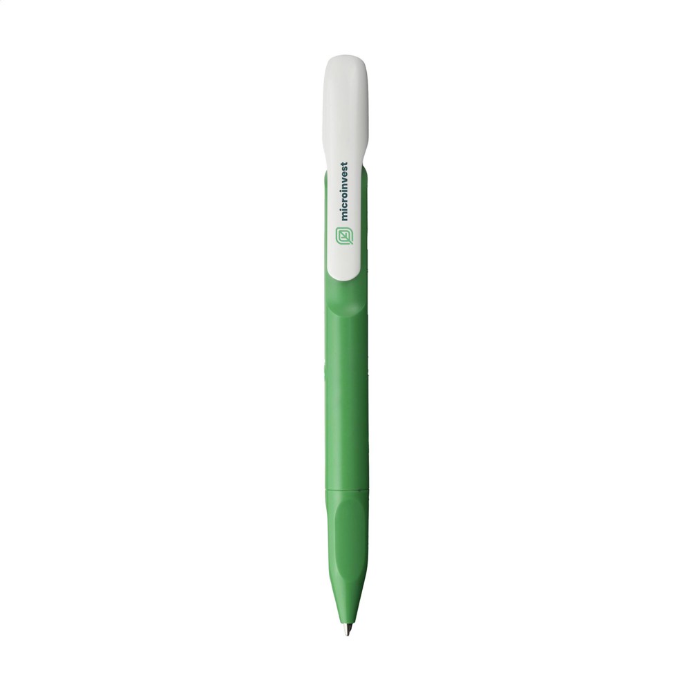 Senator Evoxx Polished Recycled White Clip pennen - groen (± PMS 347)