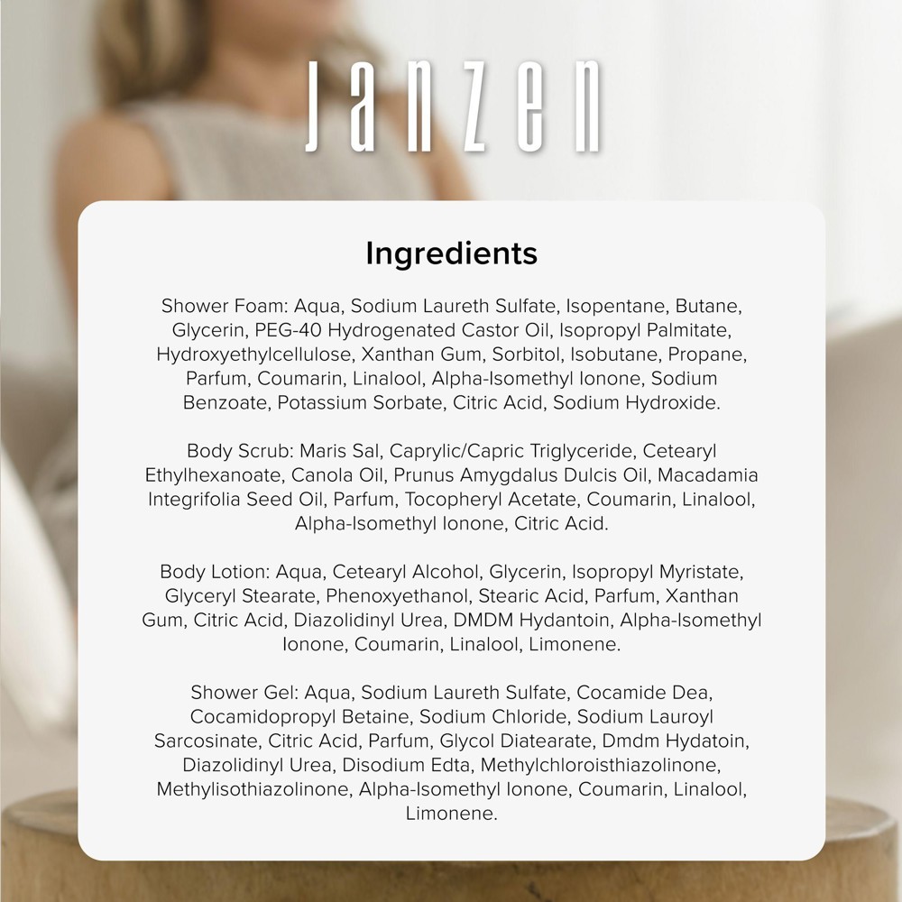 JANZEN Gift Set S Body Black 22
