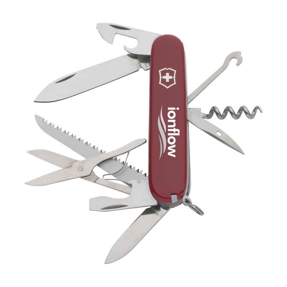 Victorinox Huntsman zakmes - rood (± PMS 187C)