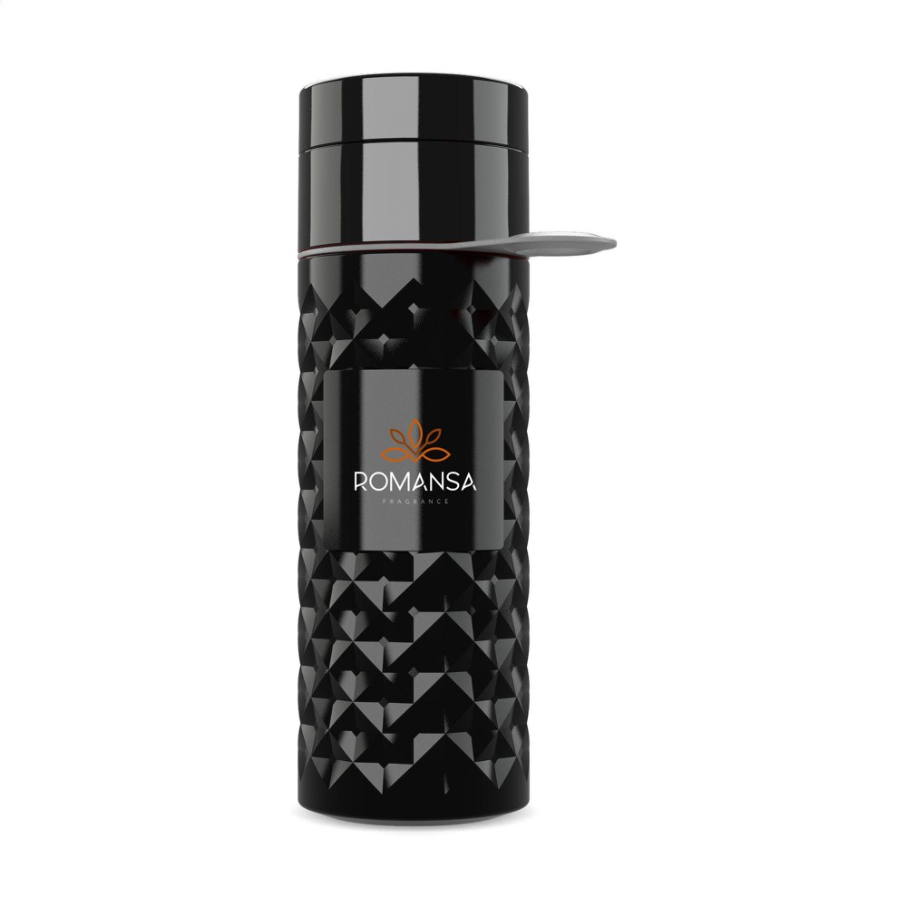 Join The Pipe Nairobi Ring Bottle Black 500ml waterfles - zwart/grijs (± PMS 431)