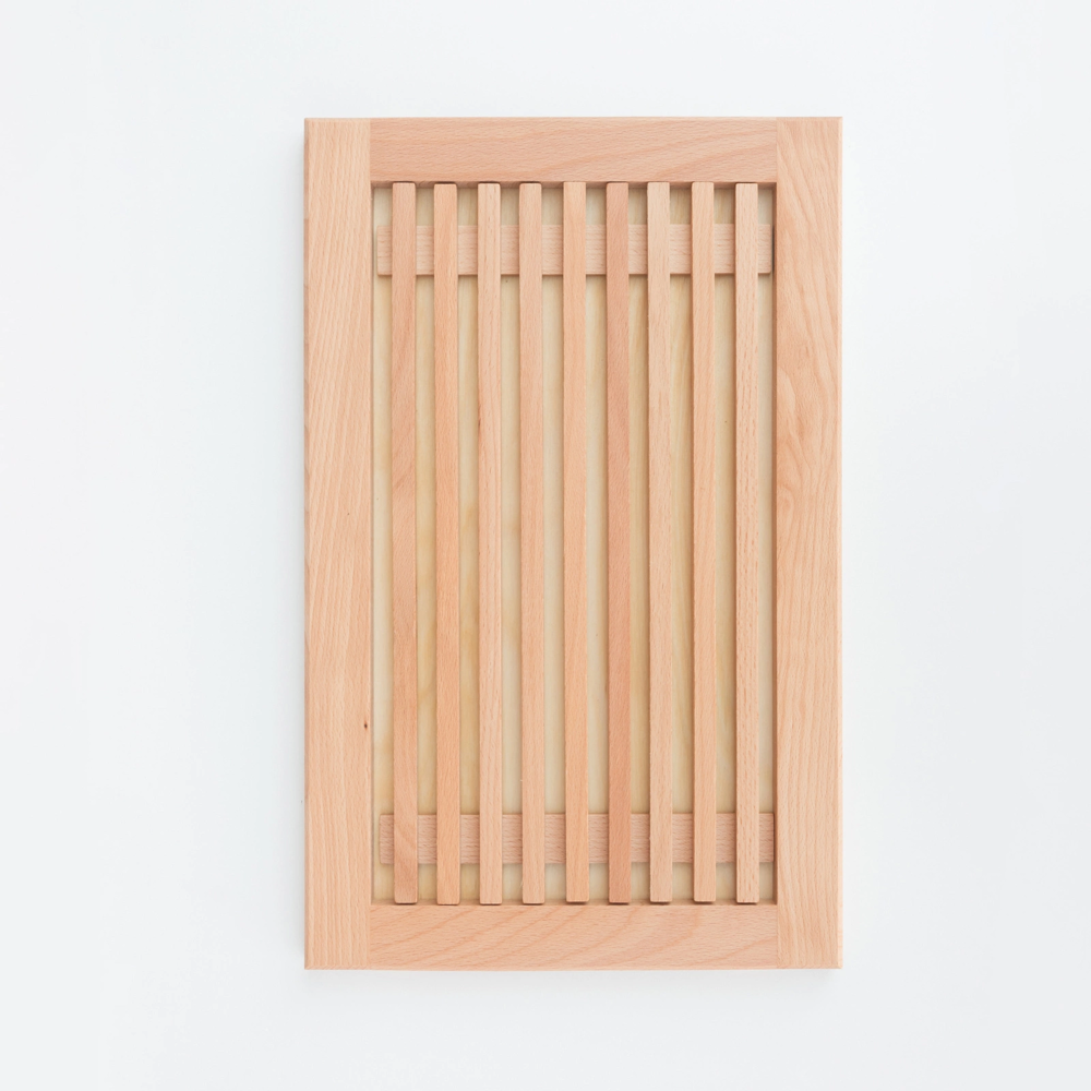 Broodsnijplank met onderste greepuitsparingen 400×250×22 mm uit beukenhout, paraffineolie