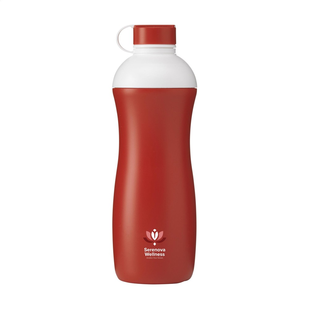 Oasus Bio Bottle 500 ml waterfles - rood/wit