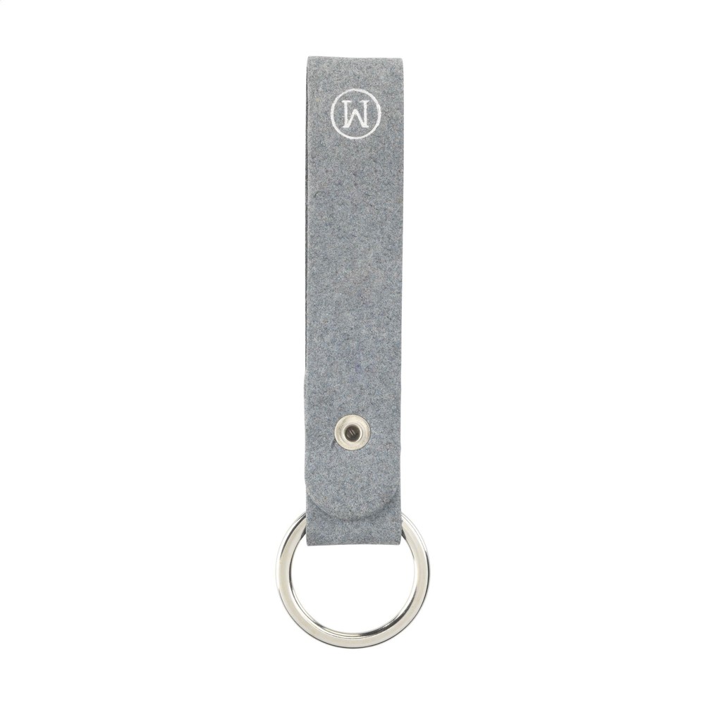 Recycled Denim Textile Keyring sleutelhanger