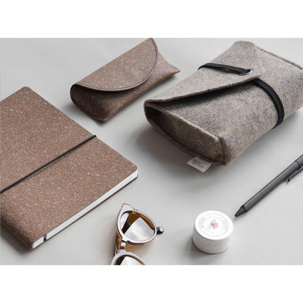 Recycled Leather Refillable Notebook A5 notitieboek
