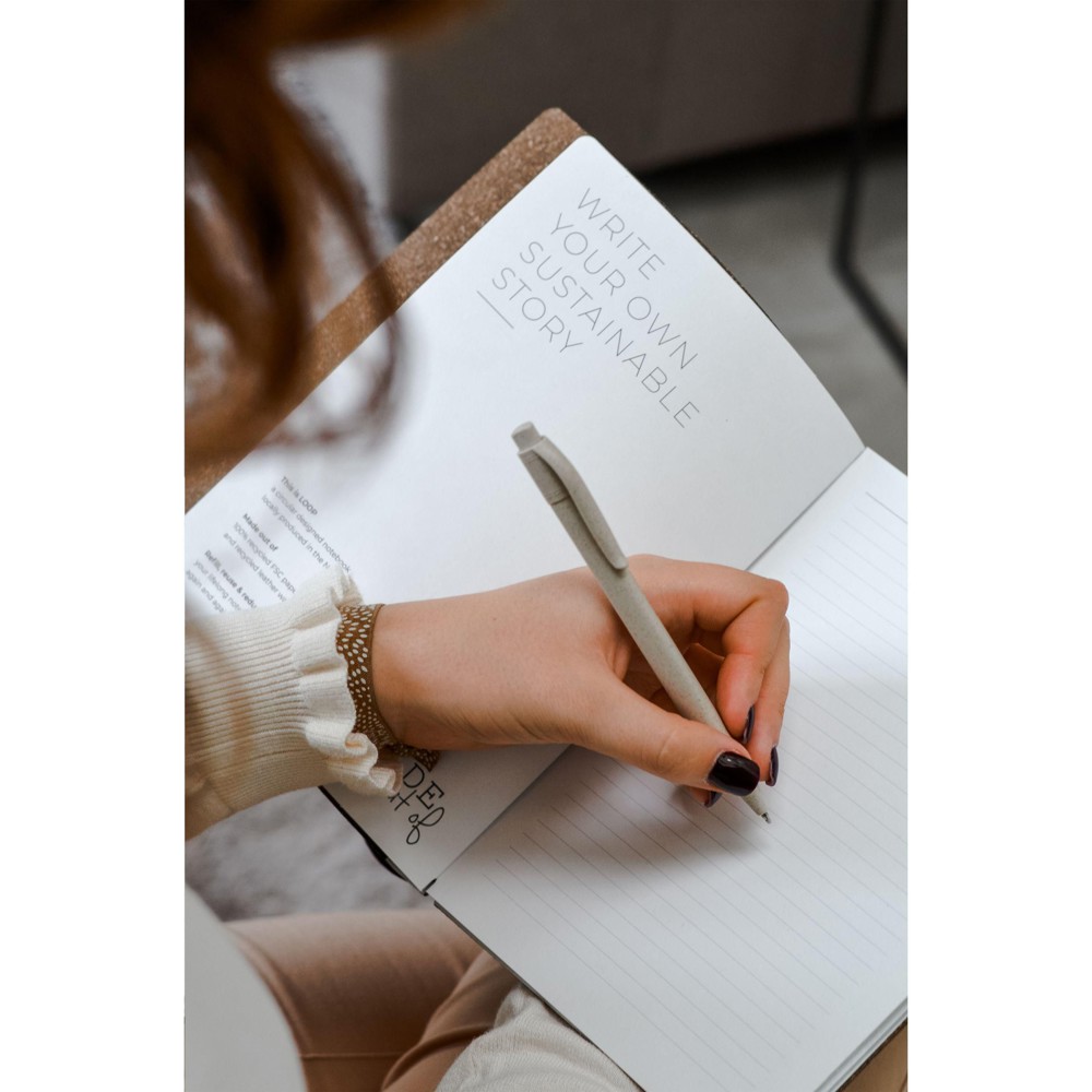 Recycled Leather Refillable Notebook A5 notitieboek
