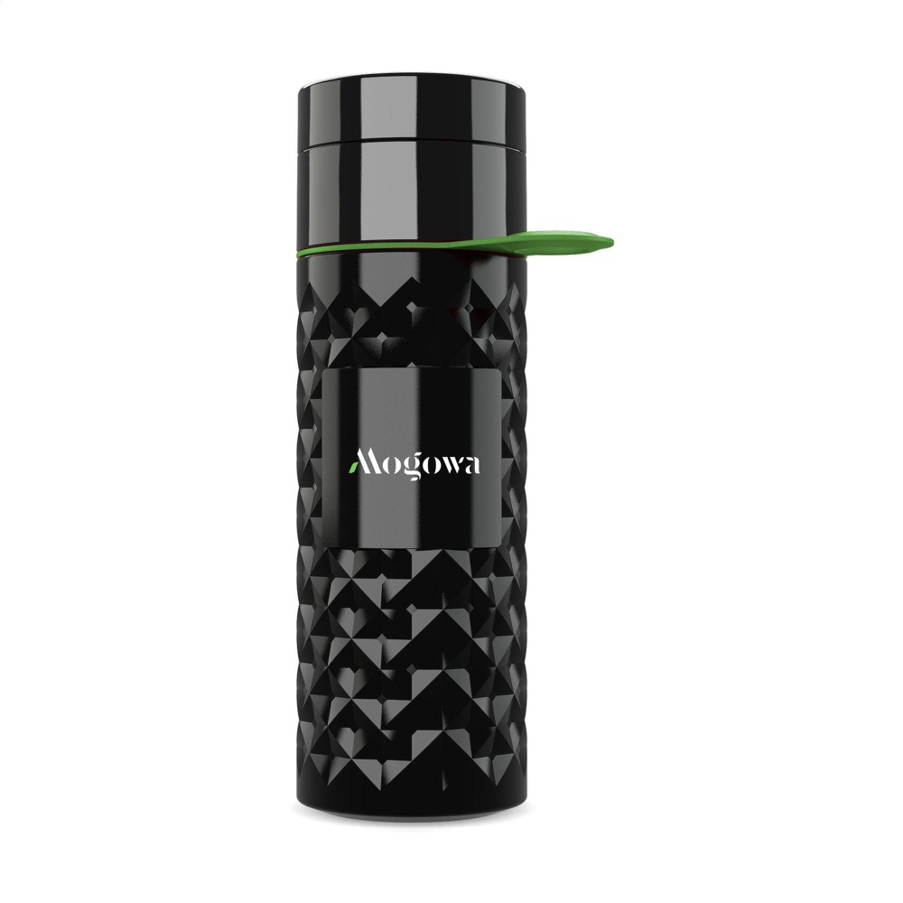 Join The Pipe Nairobi Ring Bottle Black 500ml waterfles - donkergroen (± PMS 3425C)